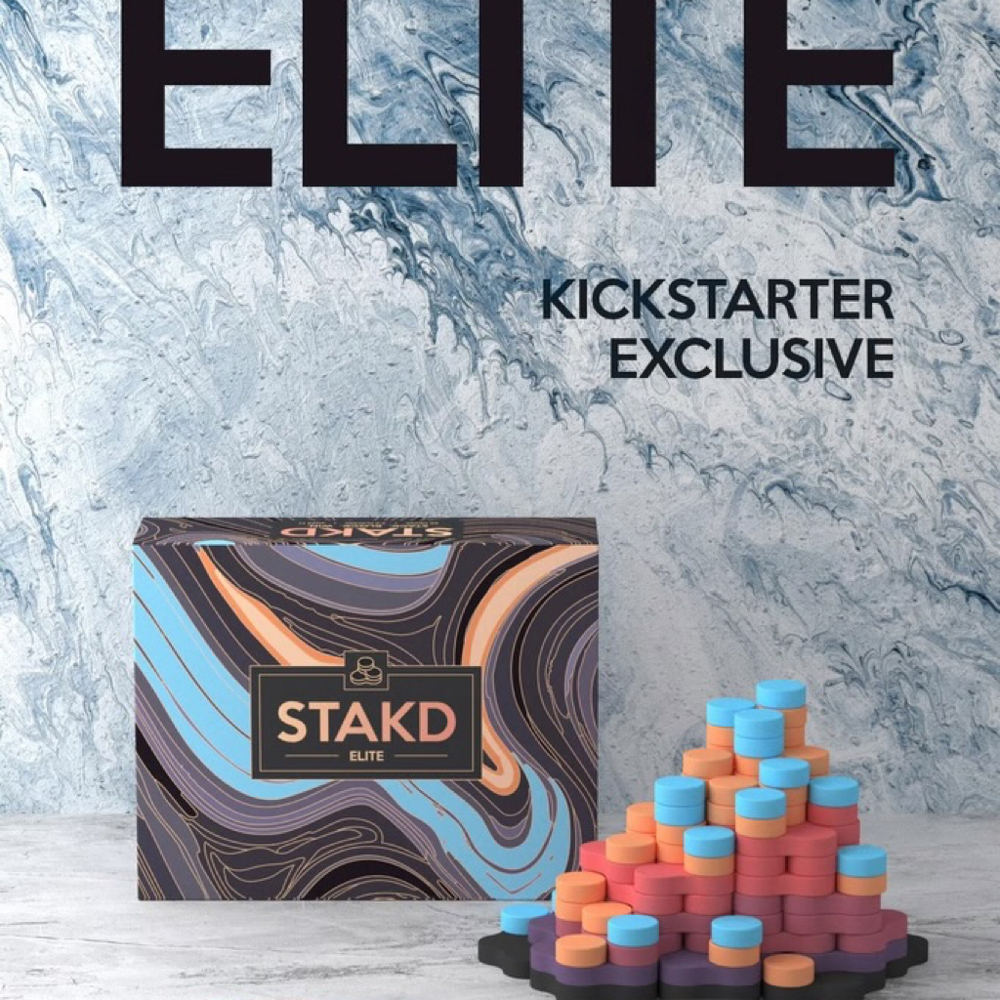 STAKD Elite Game + X2 STAKD Play Mats -  Kickstarter Edition - Brand NEW